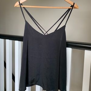 Hollister Black Silky Tank